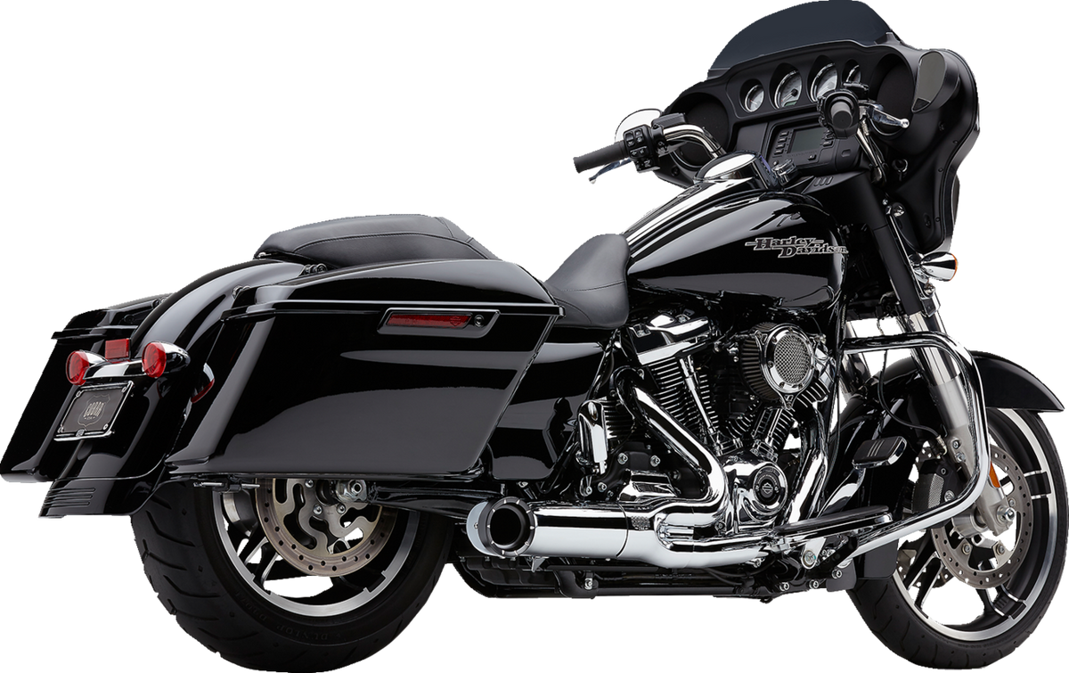Turn Out 2-Into-1 Exhaust System - Chrome