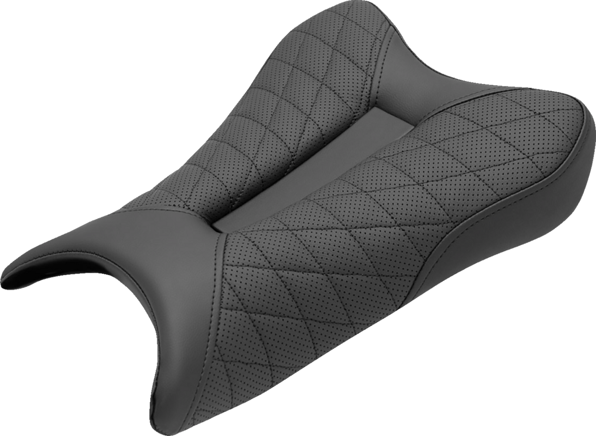Track Seat - Lattice Stitch - Black - ZX6R '19-'22