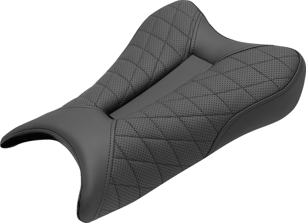 Track Seat - Lattice Stitch - Black - ZX6R '19-'22