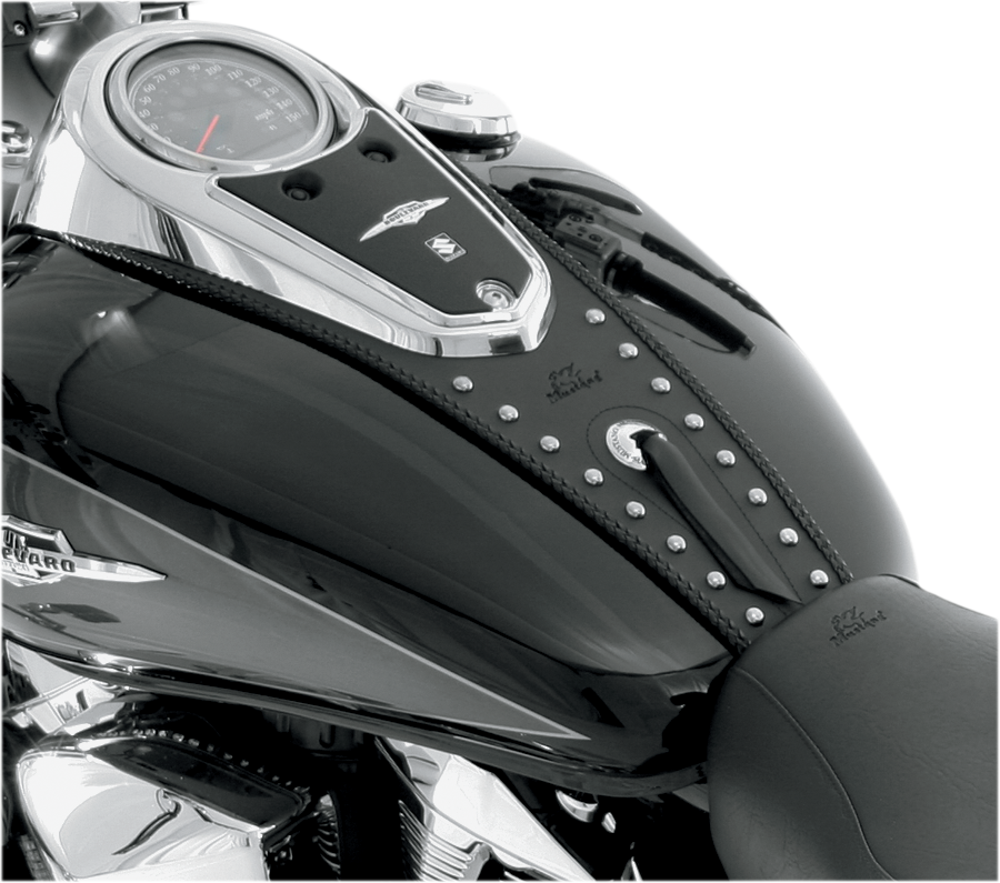 Cruiser Tank Bib - Studs/Concho - Black - Suzuki