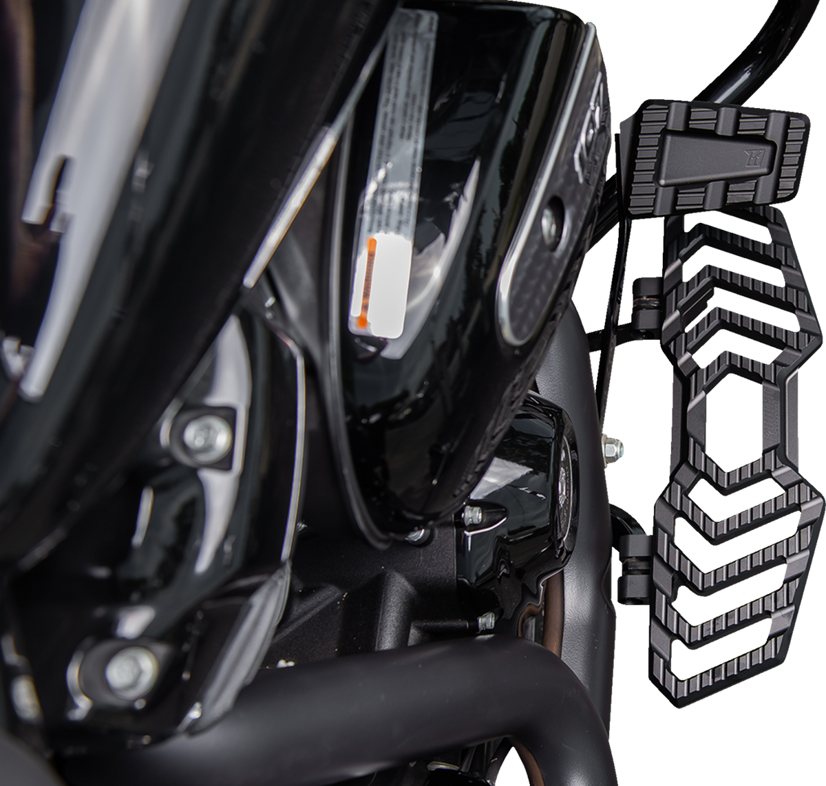Trackboard Brake Pedal Pad - Aluminum - Black