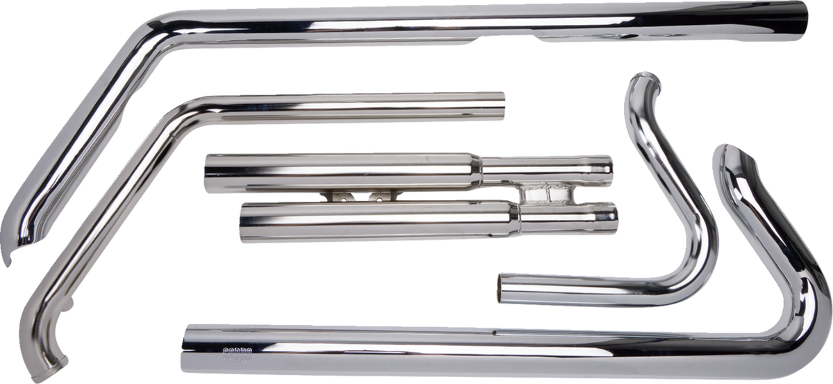 Speedster Slashdown Exhaust - Chrome - Softail