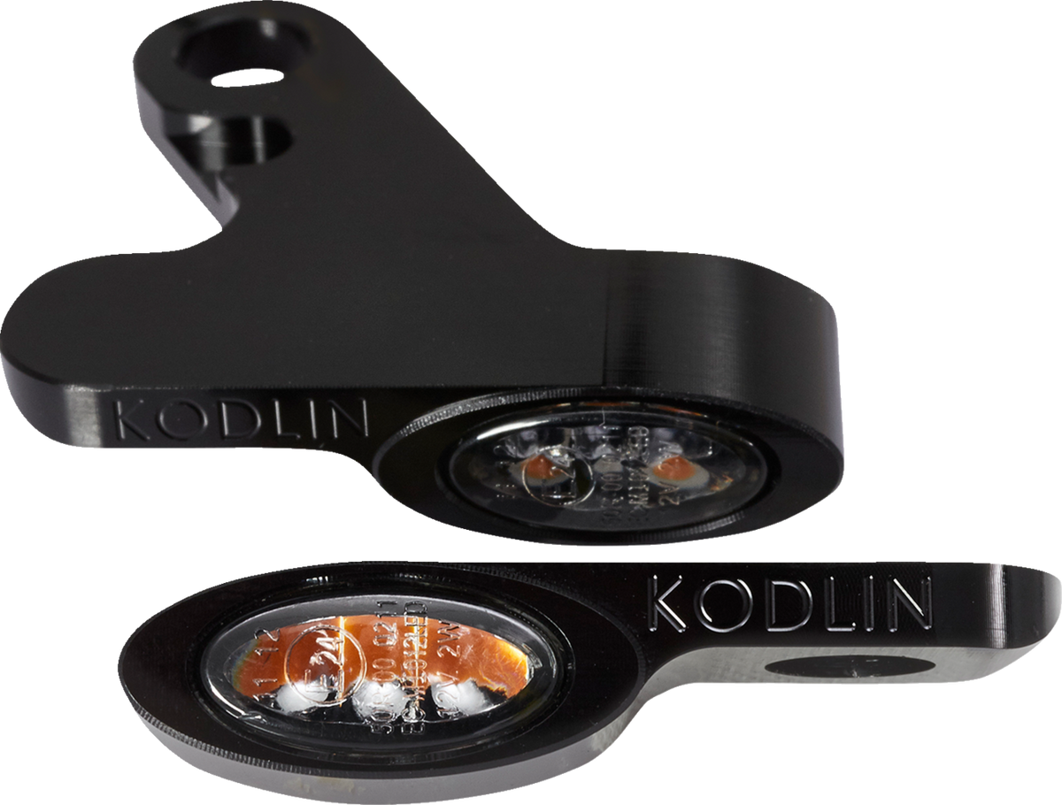 LED 2-1 Front Turn Signal W/ Running Light - Black