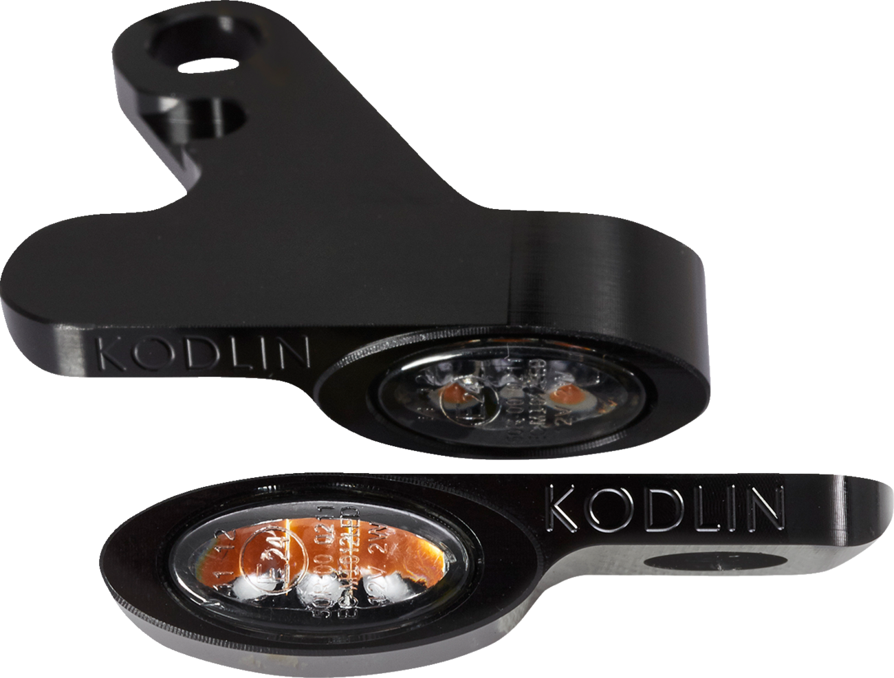 LED 2-1 Front Turn Signal W/ Running Light - Black