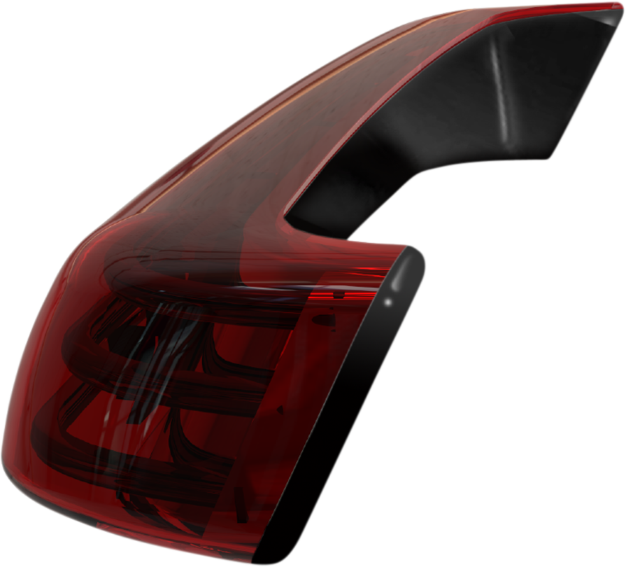 Saddlebag Lights - BCM - Black/Red