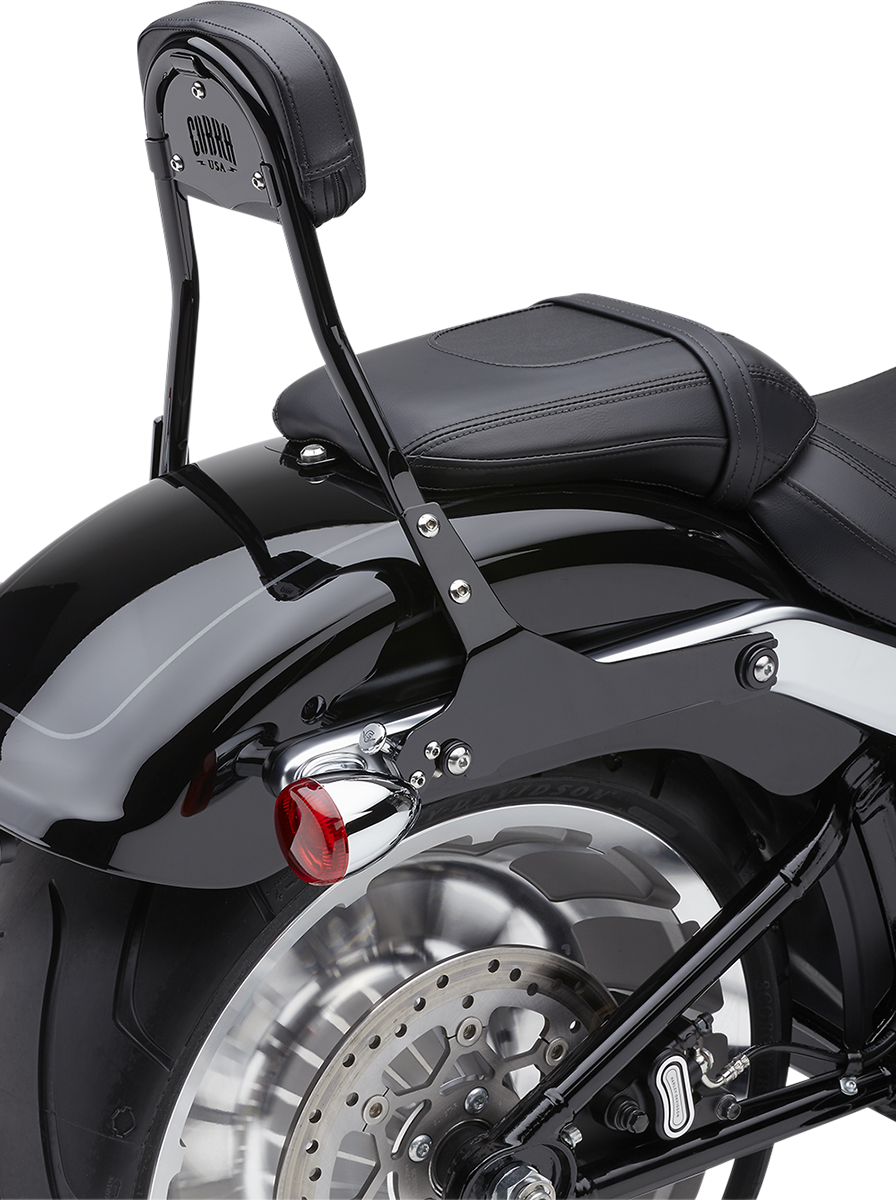 Backrest Kit - 14" - Black - Softail