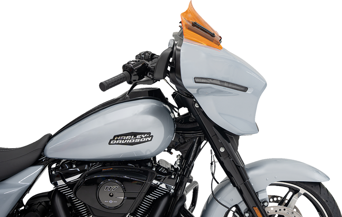 Kolor Flare® Windshield - 8" - Orange - '23-'25 FLHX