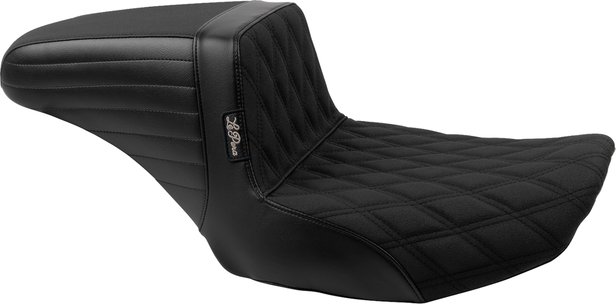 Kickflip Seat - Double Diamond Stitch W/ Gripp Tape - FLH/FLT '23-'25