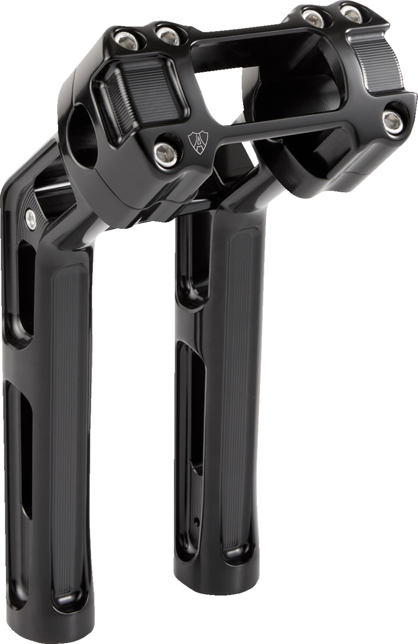 Wayback Risers - 10" - Softail - Black