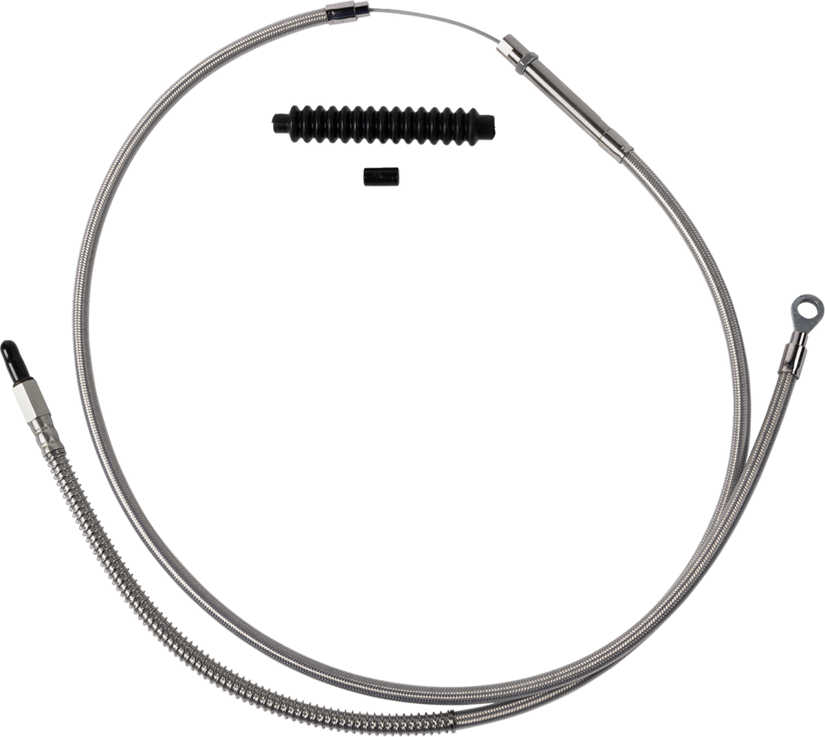 High-Efficiency Stainless Steel Clutch Cable For Harley-Davidson - +6" - '18-'23 Softail
