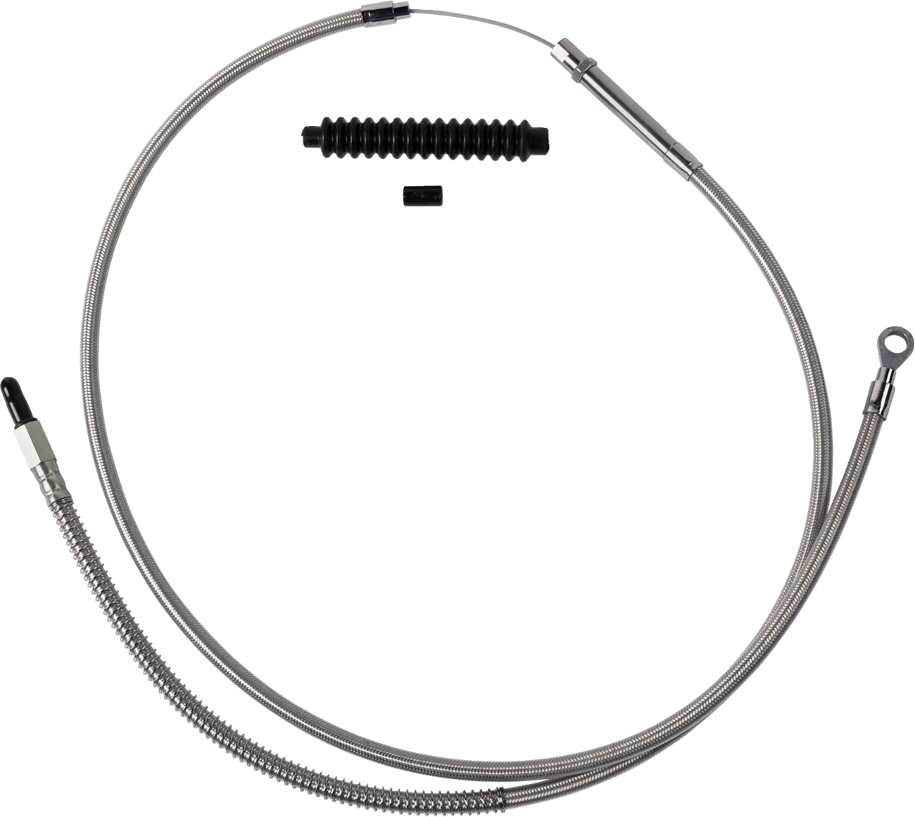 High-Efficiency Stainless Steel Clutch Cable For Harley-Davidson - +6" - '18-'23 Softail