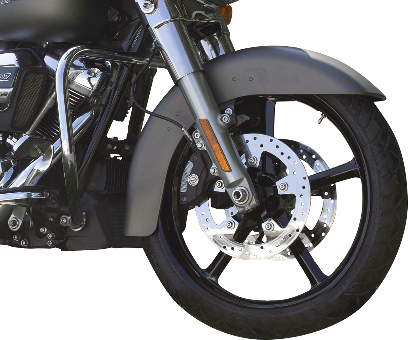 Wheel - Rockstar - Front - Dual Disc/Without ABS - Black - 21x3.25 - FL
