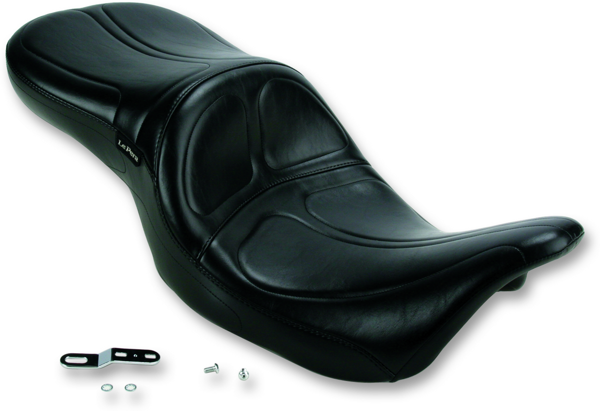 Maverick Seat - Without Backrest - Stitched - Black - FL '08-'23