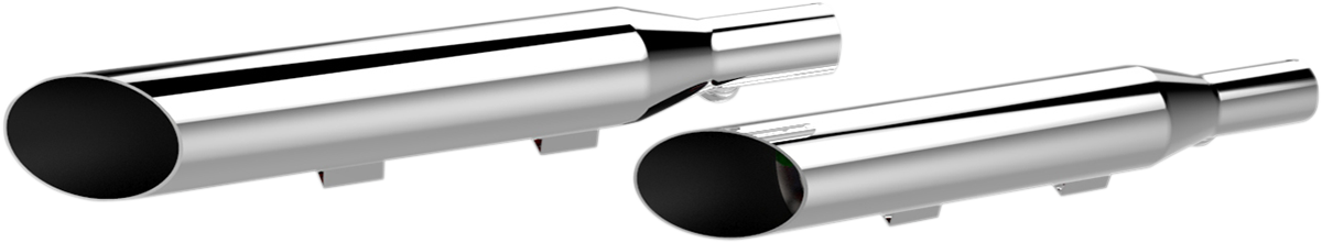 3" HP-Plus® Slip-On Mufflers - Slash-Cut - Chrome - XL