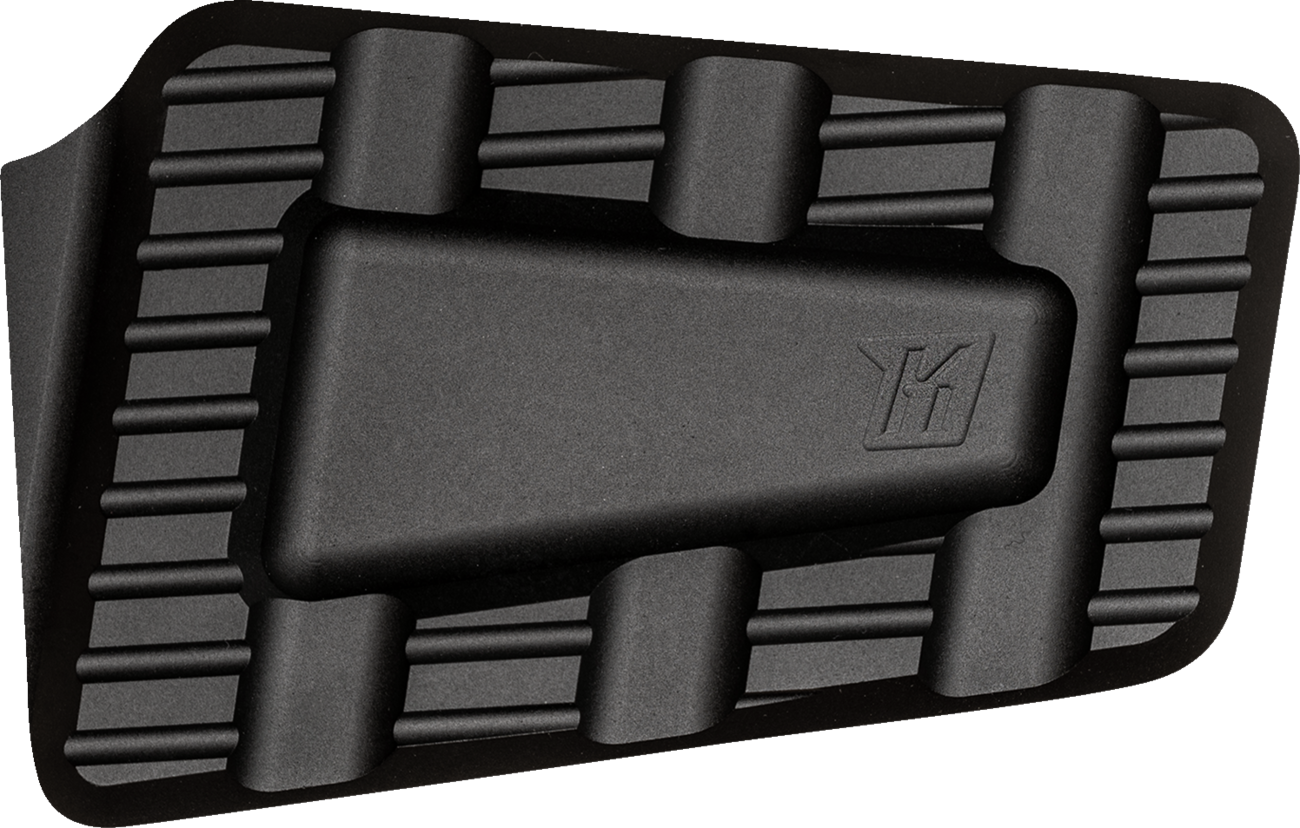 Trackboard Brake Pedal Pad - Aluminum - Black