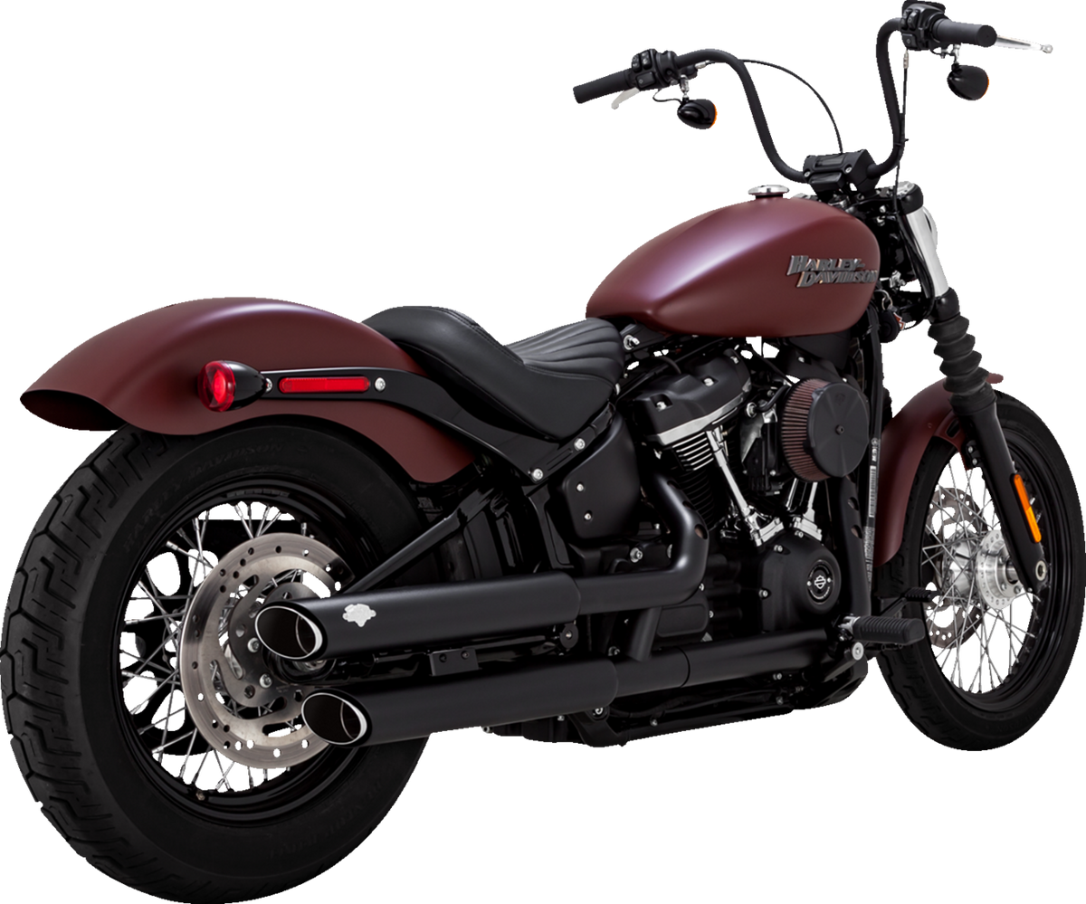 3" Twin Slash Slip-On Mufflers - Black