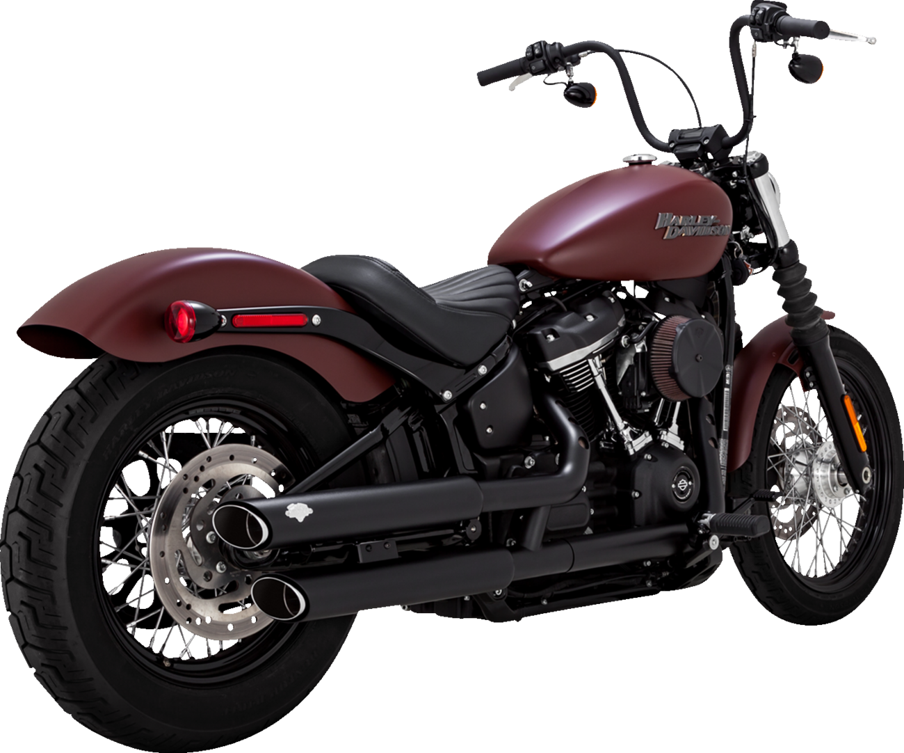 3" Twin Slash Slip-On Mufflers - Black