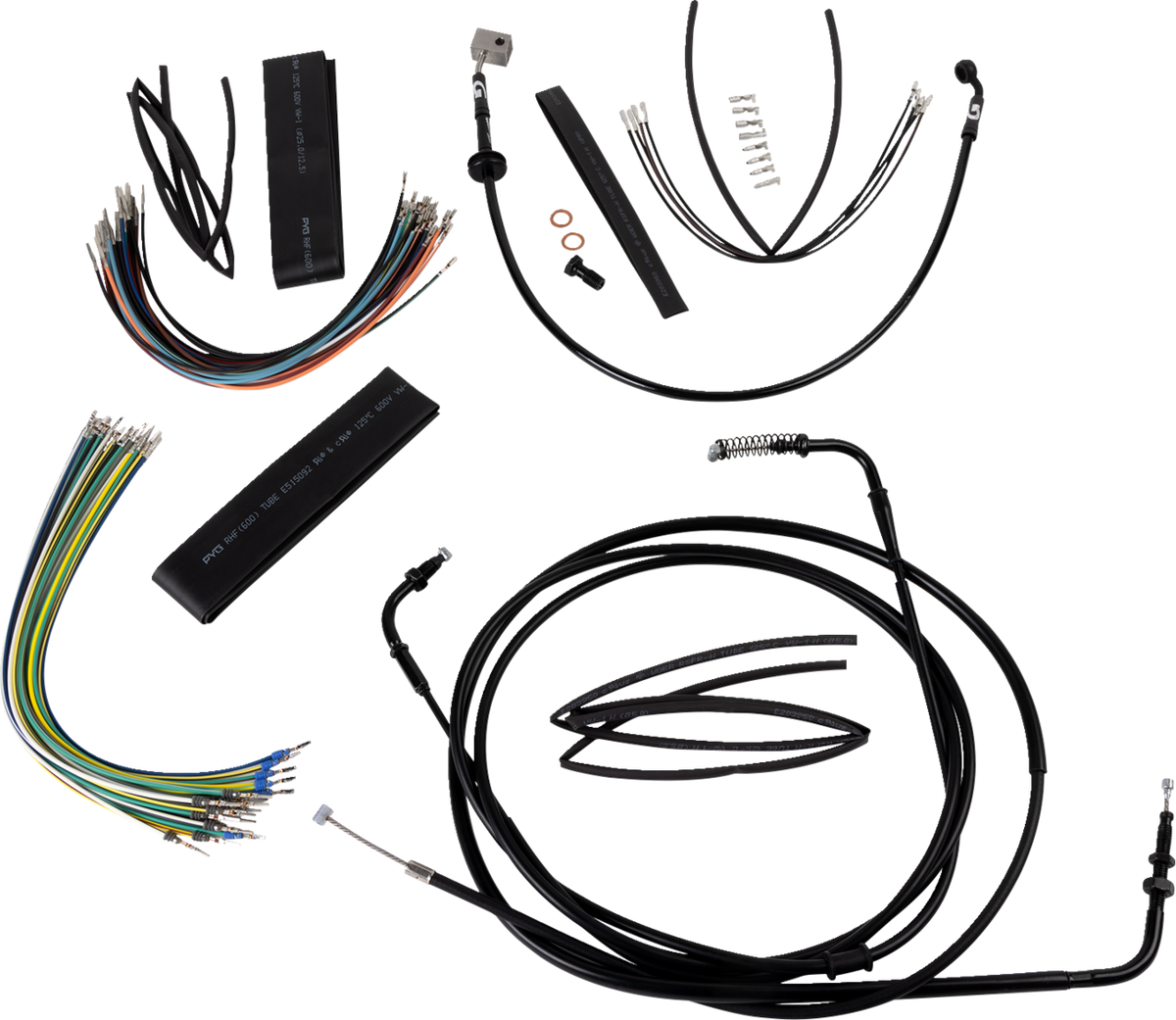 Extended Cable Kit - 12" Ape Hanger - Rebel