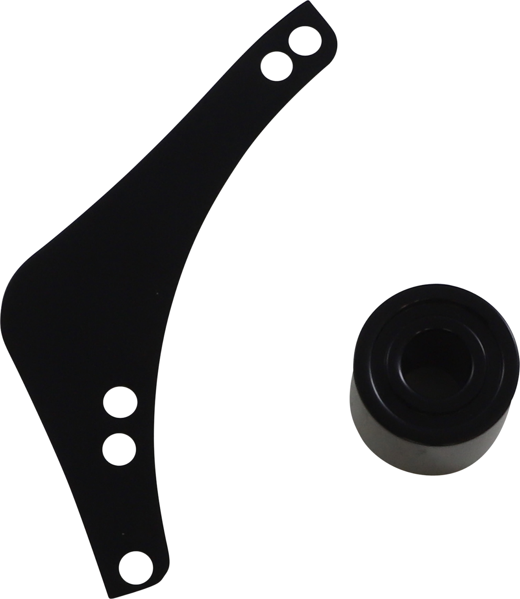 Replacement Breather Bolt Cover Plate - Inverted/Method/Clear Tear/Sidekick - Left - Black