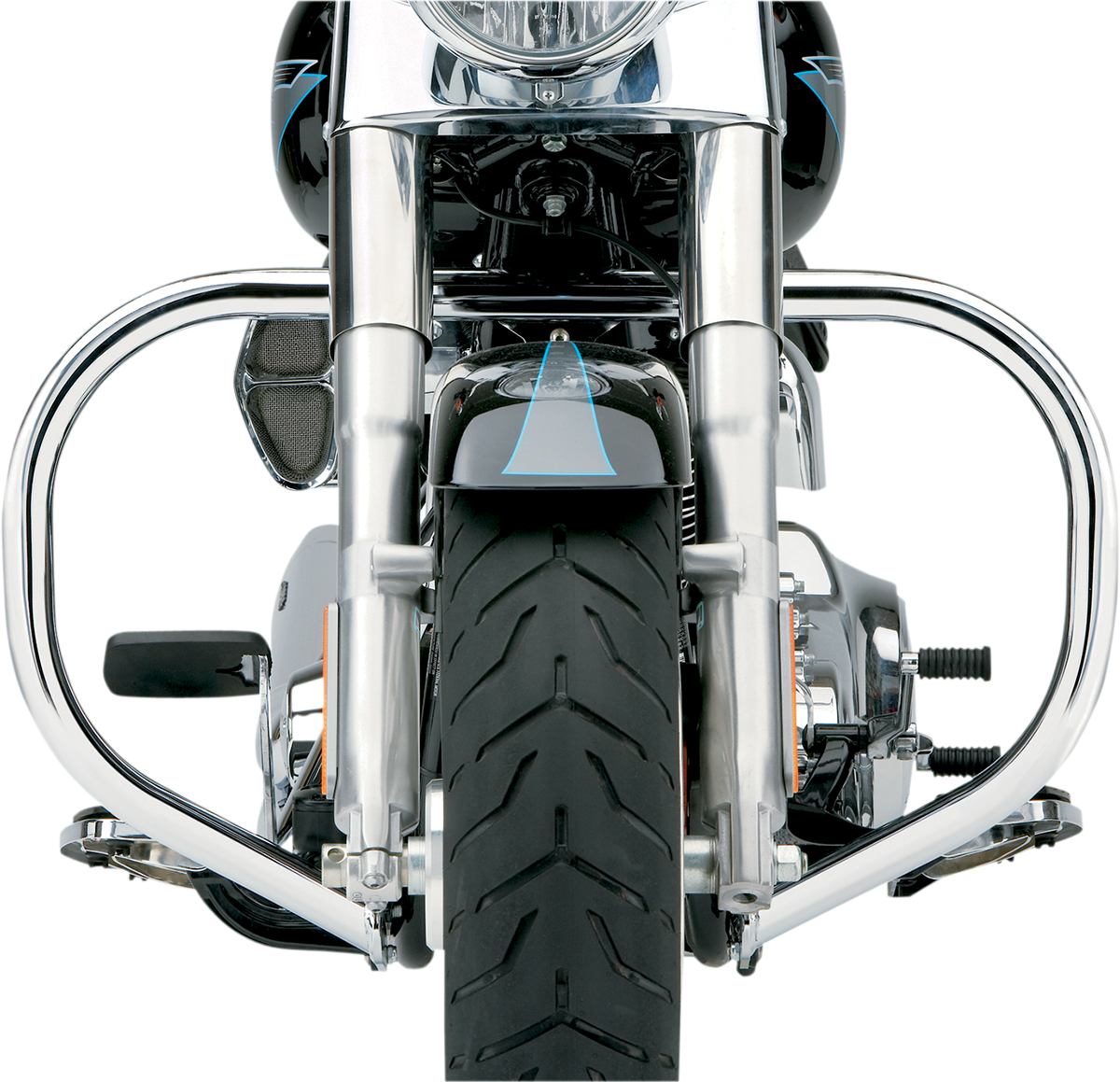 Freeway Bar - Chrome - FLSTC