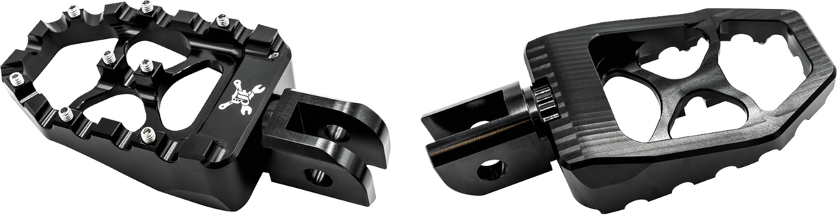 MX Evolution Driver Pegs - Black - Softail