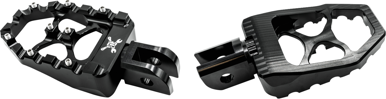MX Evolution Driver Pegs - Black - Softail
