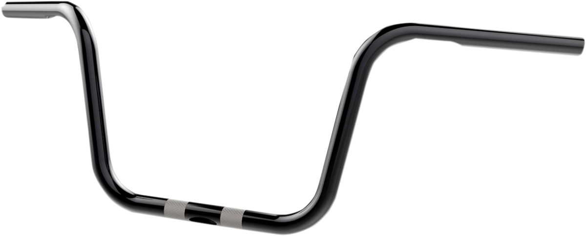 1" Handlebar - Ape Hanger - 10" - Black