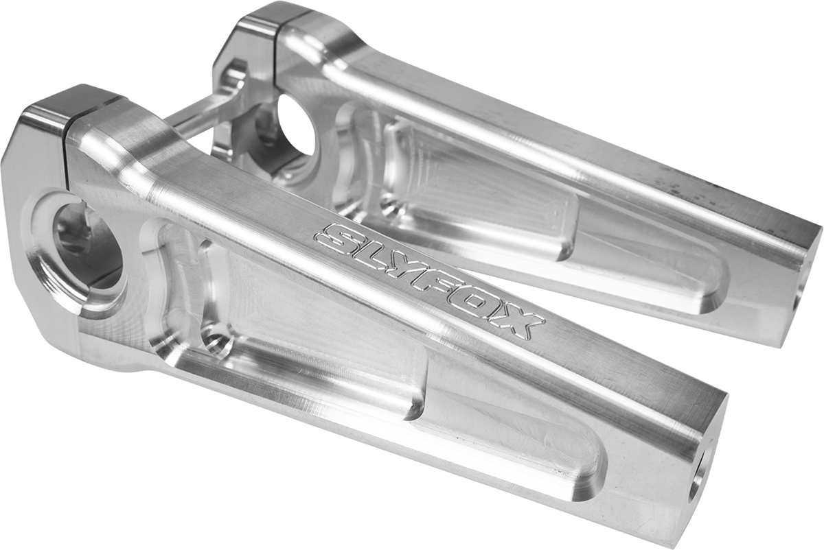 Handlebar Riser Kit - Straight - 1" Clamping - 6" Rise - Raw