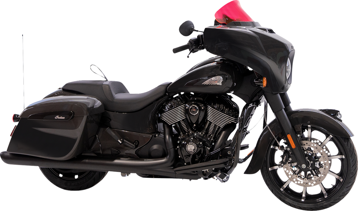 Ice Flare® Windshield - 10" - Pink Ice - '14-'26 Indian