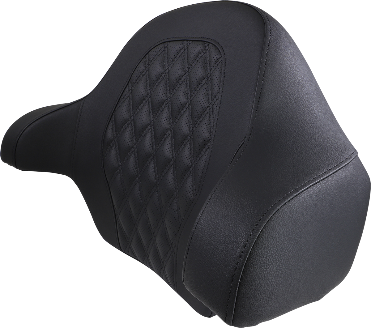 Tour-Pak® Backrest Pad - RoadSofa - Lattice Stitched Seat - Black - FL '14-'23