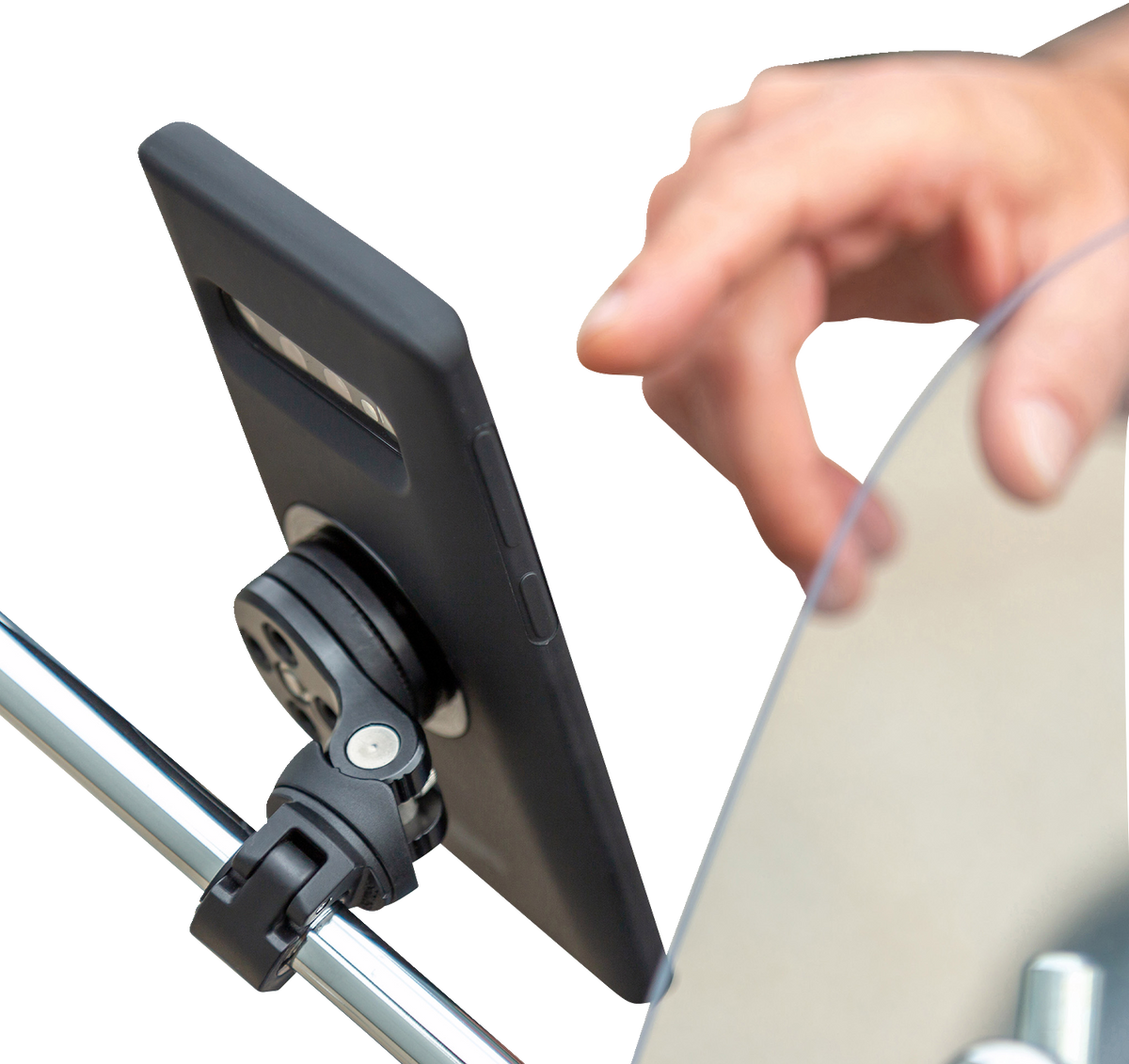 Mirror Mount Pro - Phone - Black