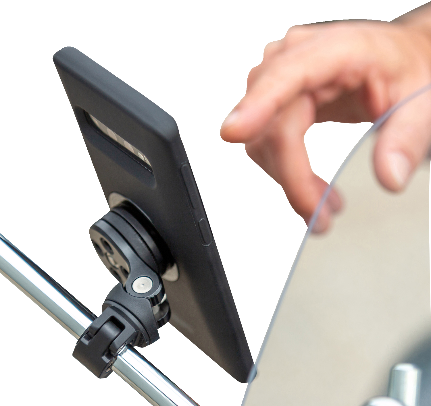 Mirror Mount Pro - Phone - Black