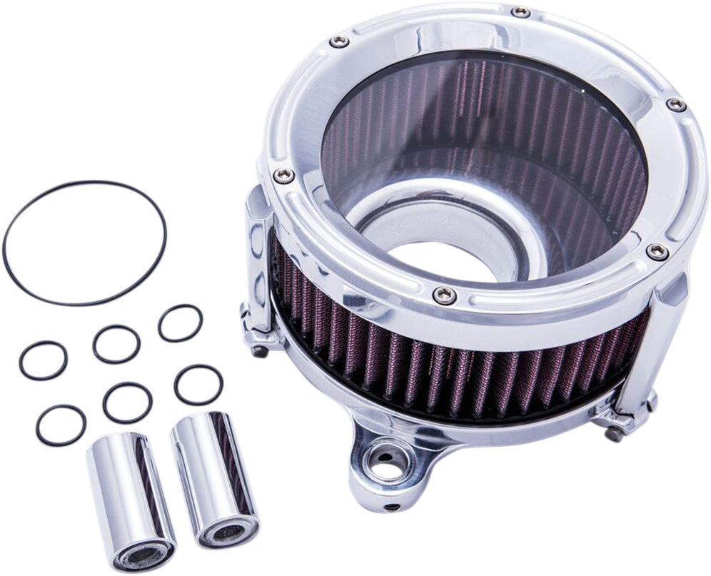 Assault Charge High-Flow Air Cleaner - Chrome