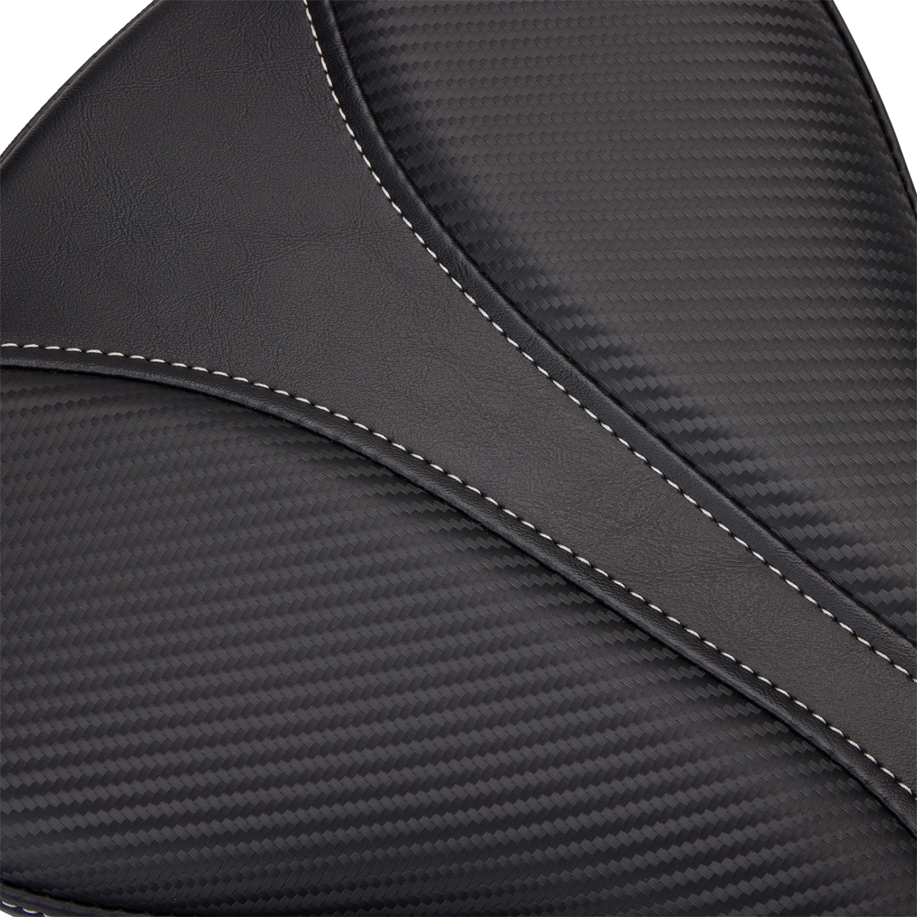 Dominator Pillion Pad - Standard Reach - Black W/ Gray Stitching - FL/FX '06-'17