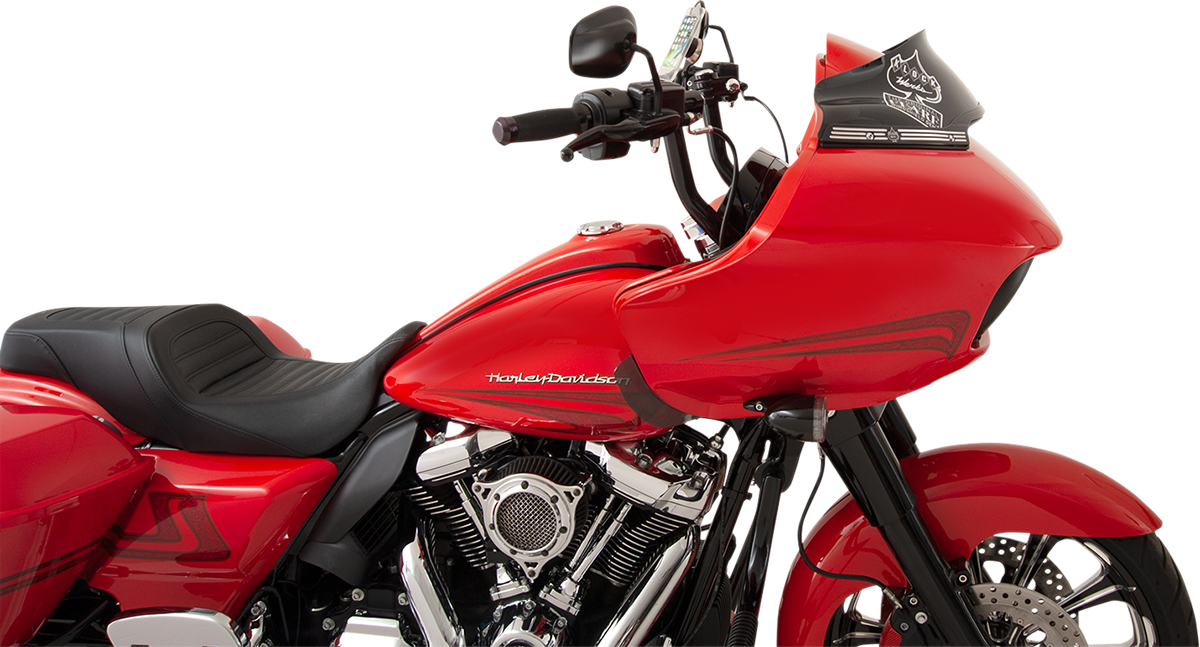 Sport Flare® Windshield - 6" - Black - '15-'25 FLTR