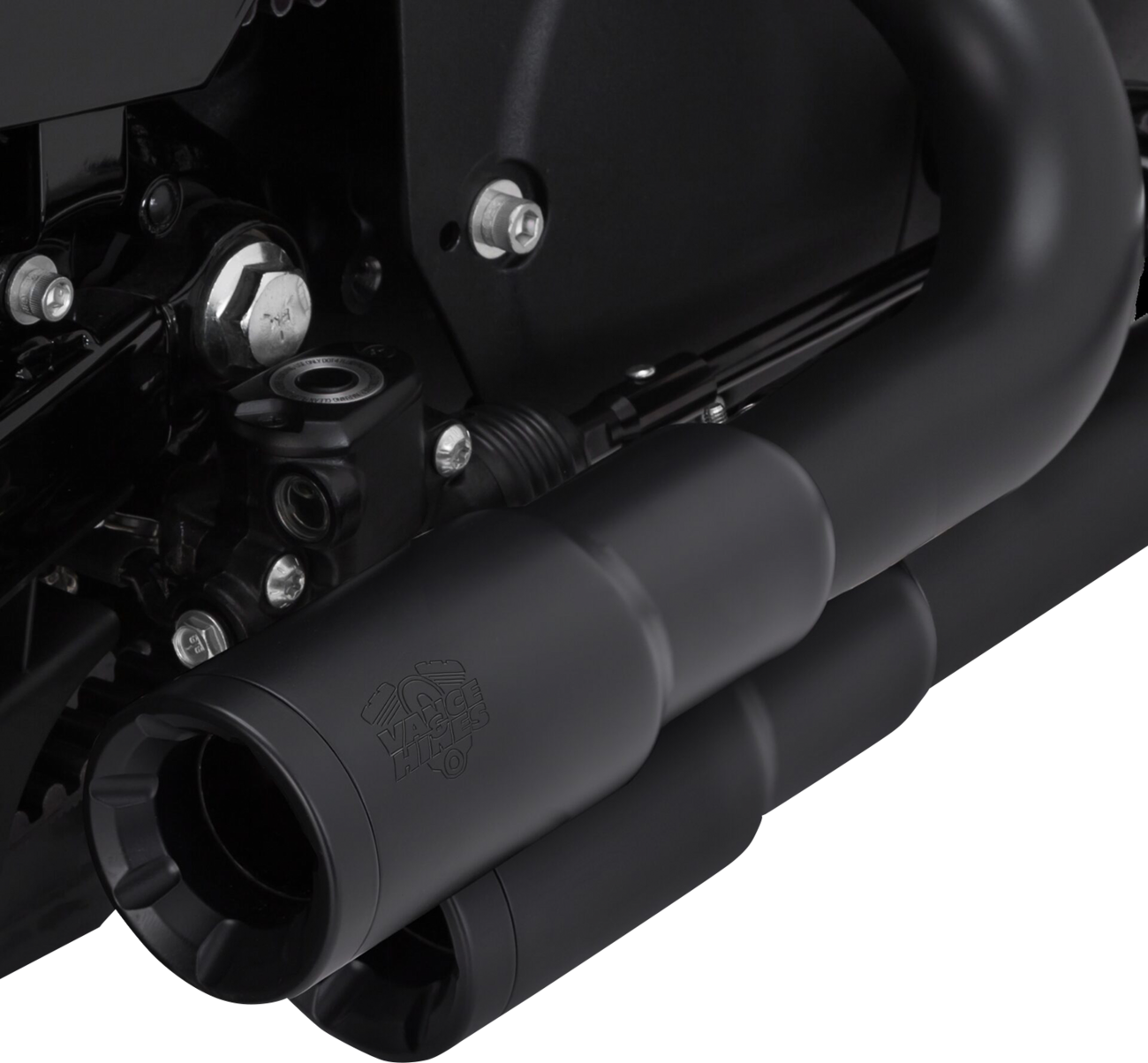 2-Into-2 Mini Grenades Exhaust System - Black