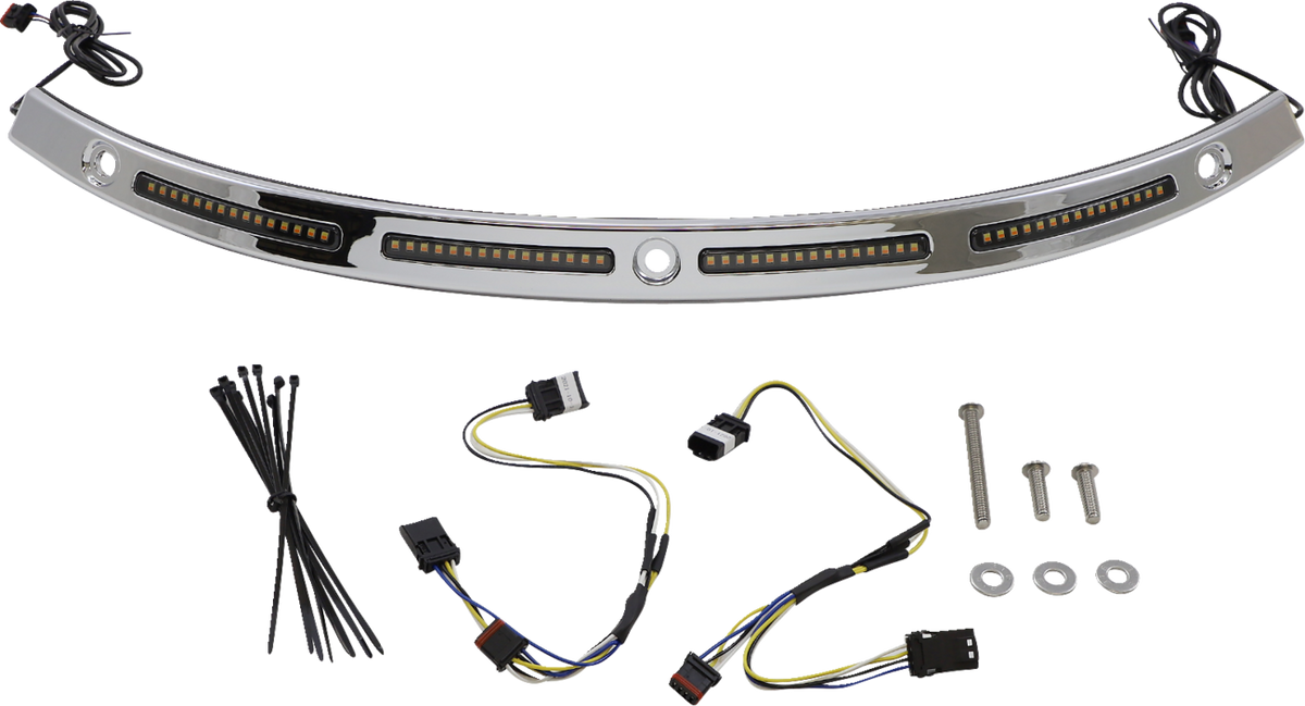 Windshield Trim - Sequential Turn Signals - Chrome
