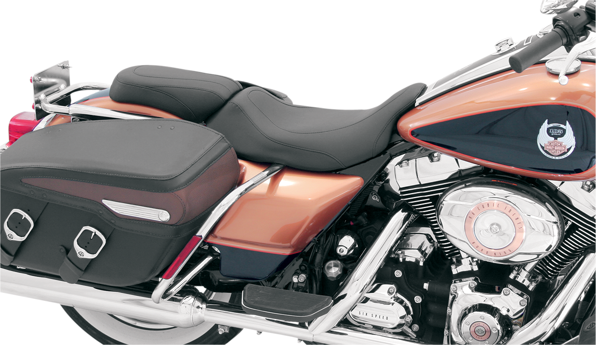 Tripper™ Solo Seat - Without Backrest - Stitched - Black - FLH/FLT '08-'25