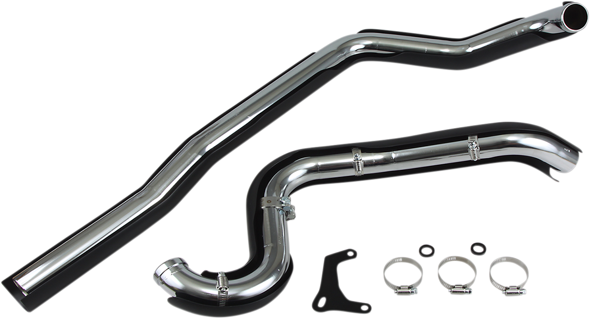 True Dual Headpipes - Black - '95-'06 FL