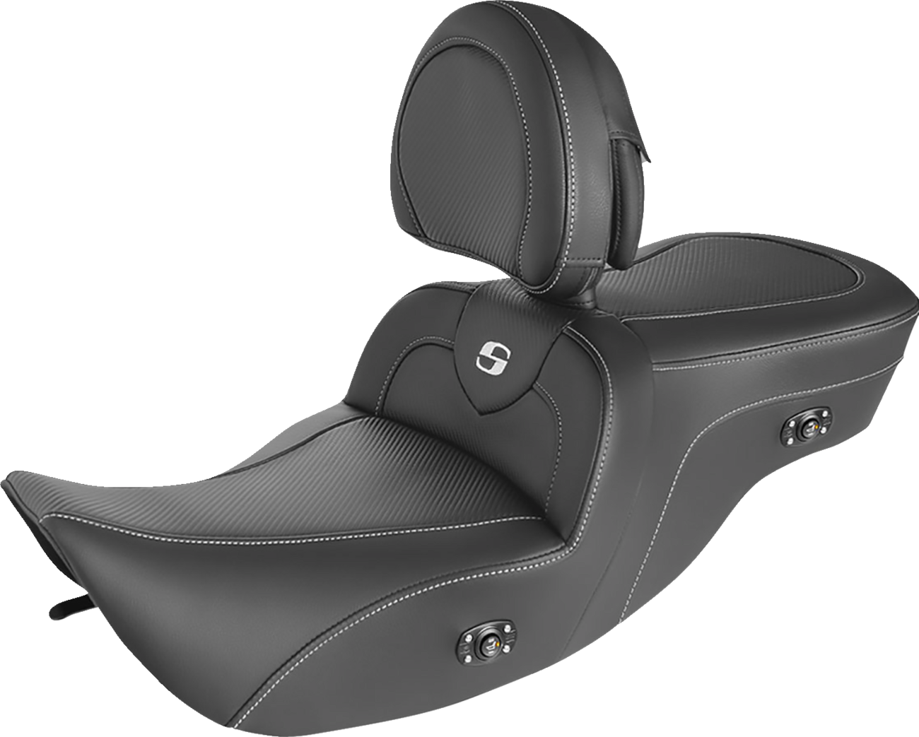 Heated Roadsofa™ Seat - Carbon Fiber - W/ Backrest