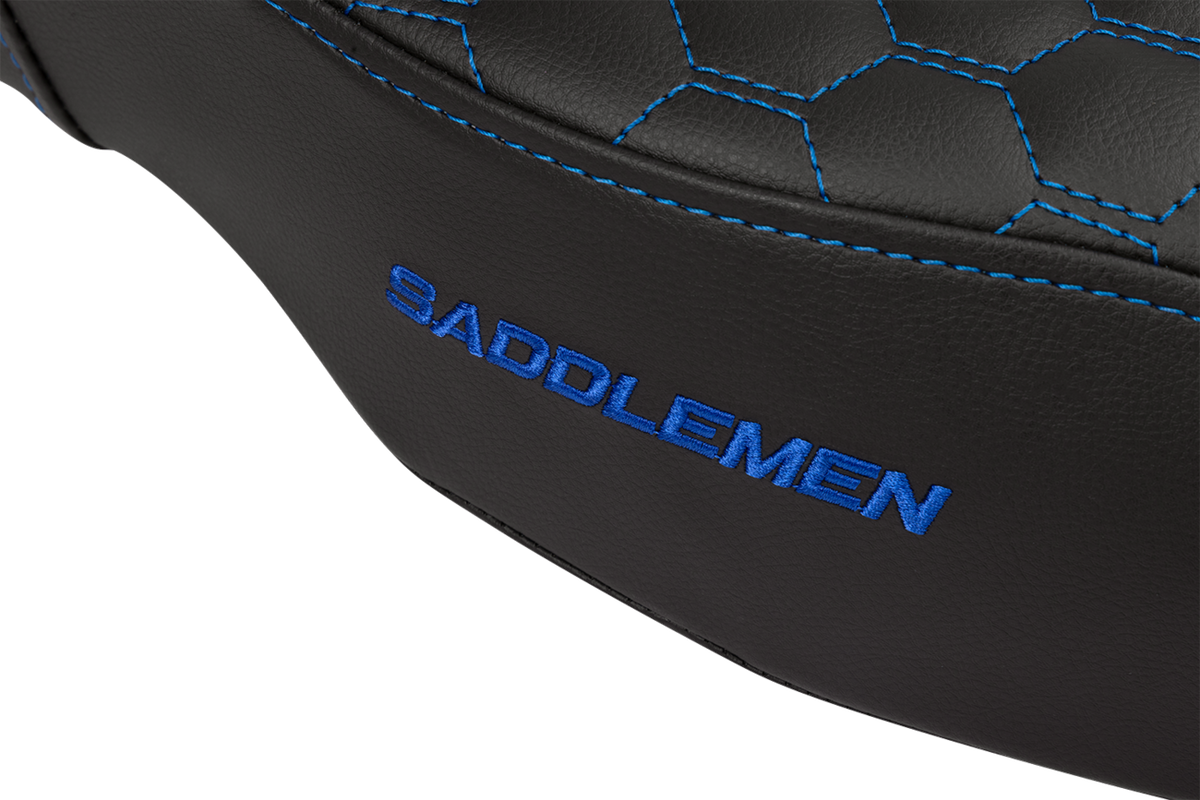 Step-Up Seat - Honeycomb - Extended Reach - Blue Stitching - FL '08-'23