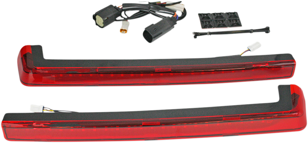 LED Run/Brake/Turn Tour-Pak® Arms - Red Lens - '14-'25