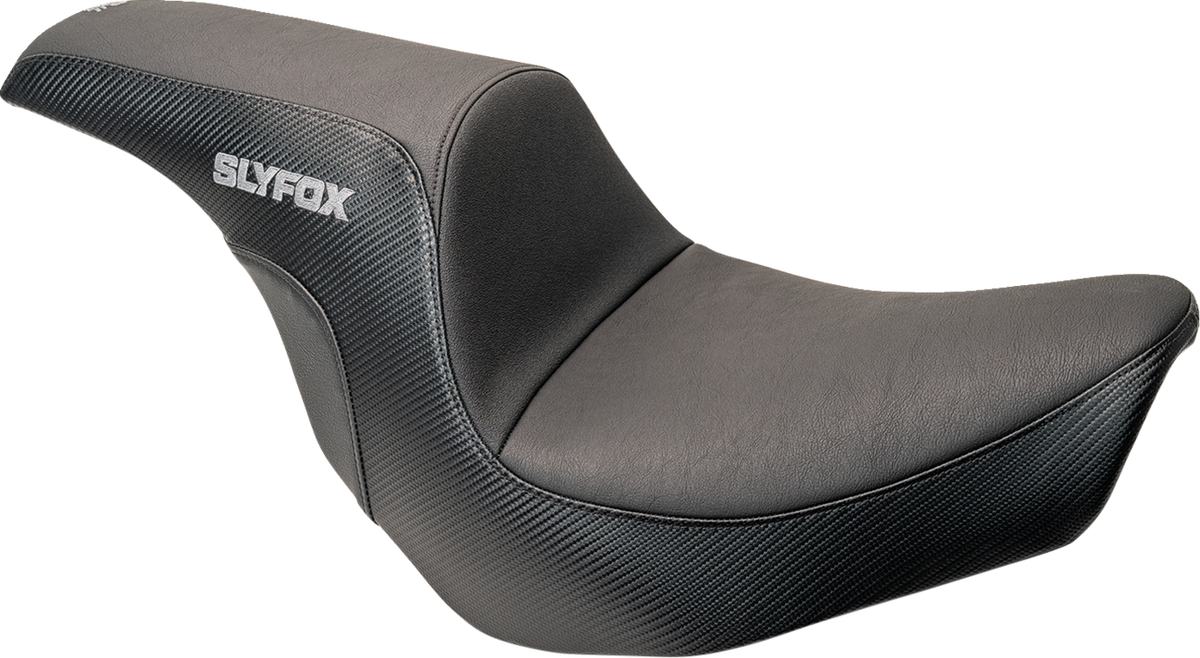 Lowrider Drifter Seat - Gray Logo - Smooth Vinyl - Carbon Fiber - FXLR/FLSB '18-'24