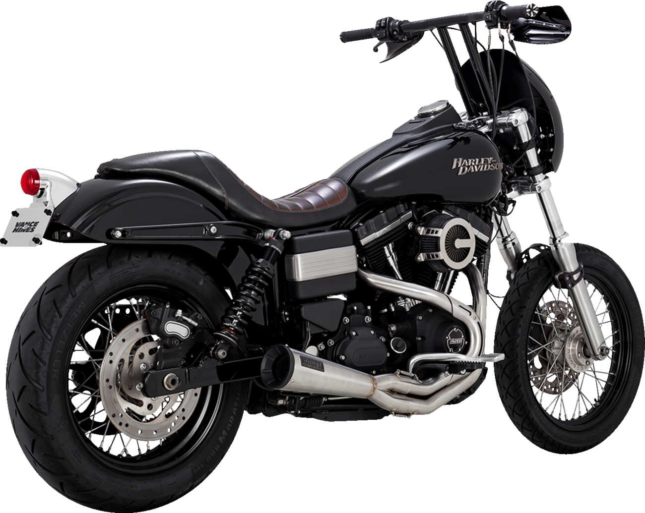 2-Into-1 Upsweep Exhaust System - Brushed