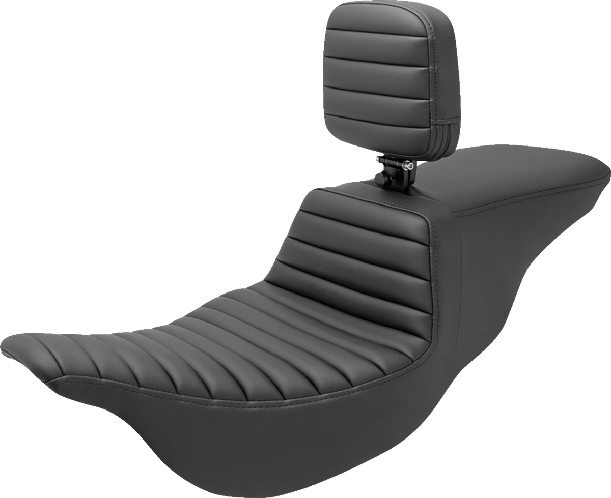 Tour Step-Up Seat - Rider Backrest - Tuck-N-Roll - FL '08-'24