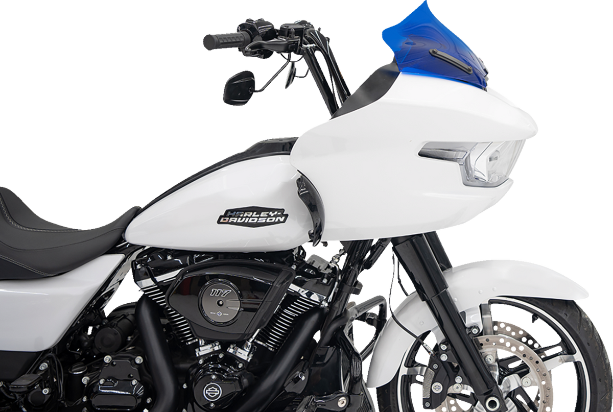 Kolor Flare® Windshield - 10" - Blue - '23-'25 FLTRX