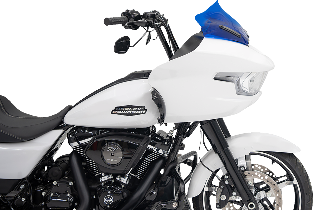 Kolor Flare® Windshield - 10" - Blue - '23-'25 FLTRX