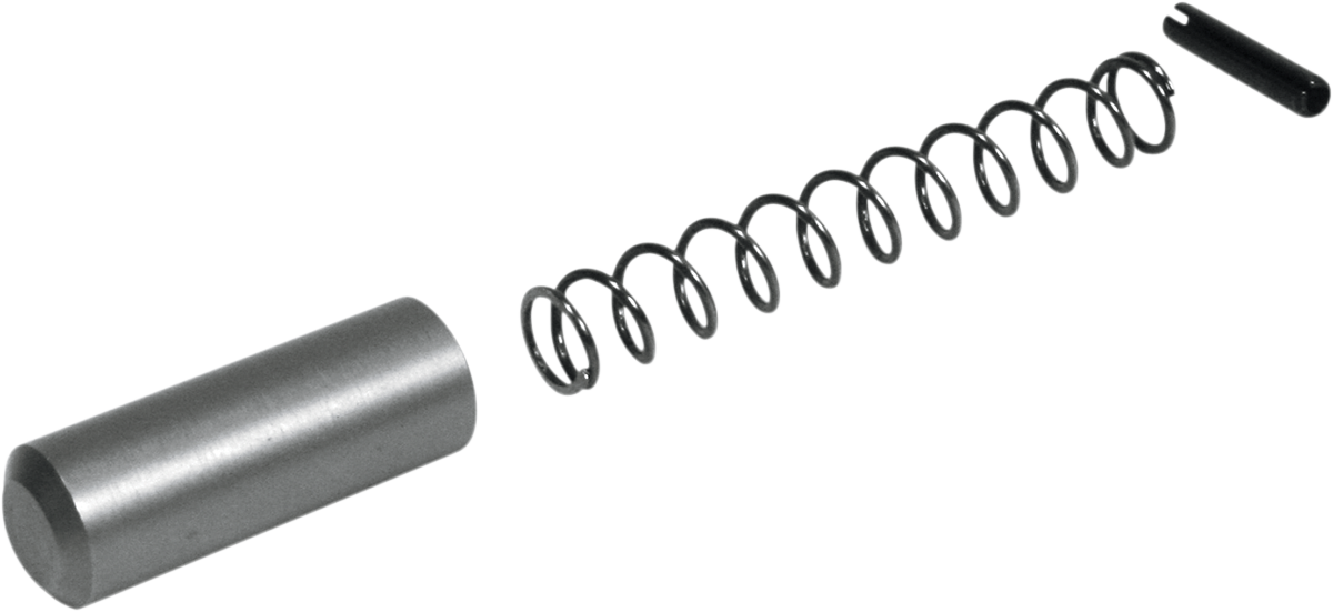 Pressure Relief Kit - Valve Plunger, Spring &amp; Roll Pin - Camplate - Twin Cam