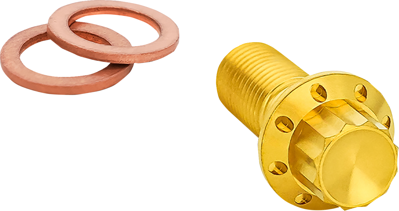 Banjo Bolt - 3/8"-24 - Gold