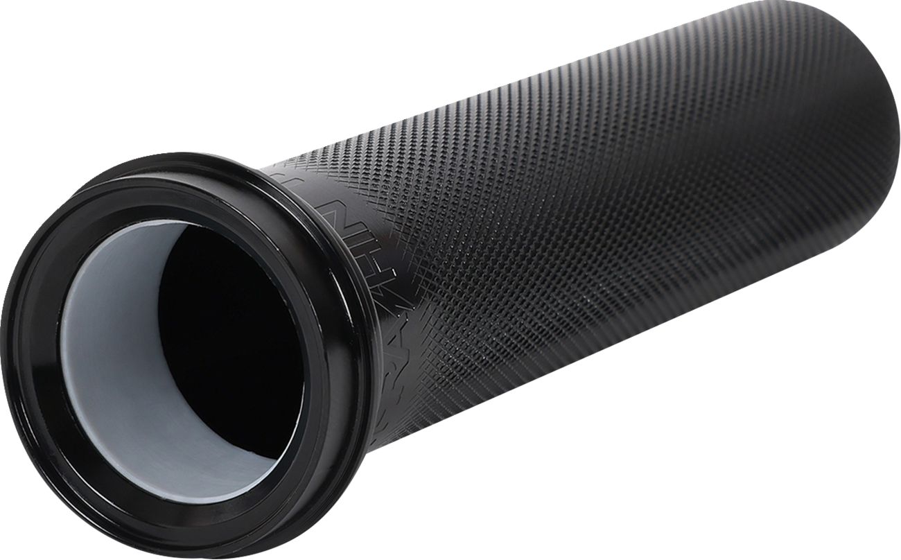 Throttle Tube - Knurled - 1" - TBW - Black